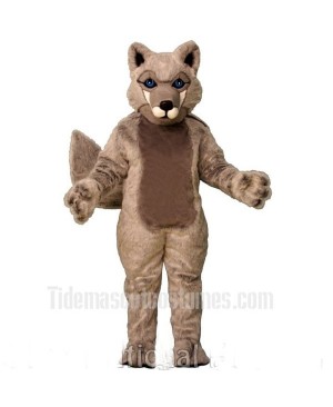 Cute Roger Wolf Mascot Costume