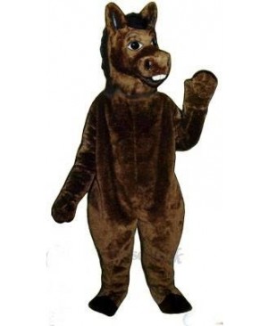 Brown Donkey Mascot Costume