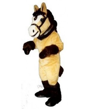 Clyde Clydesdale Horse with Collar & Harness Mascot Costume