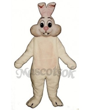 Cute Easter Buck Tooth Bunny Rabbit Mascot Costume