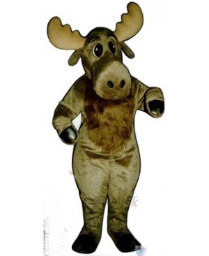 Cute Milton Moose Christmas Mascot Costume