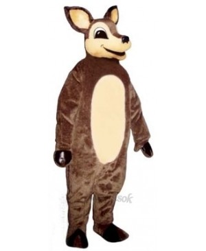 Cute Dingie Deer Mascot Costume