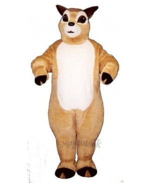 Cute Fawn Deer Mascot Costume