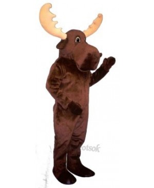 Cute Bull Moose Mascot Costume