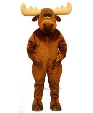 Cute Moony Moose Mascot Costume