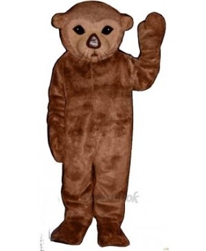 Cute Realistic Sea Otter Mascot Costume