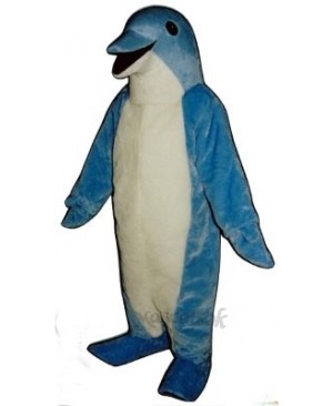 Cute Dolphin Mascot Costume