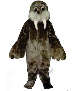 Cute Wally Walrus Mascot Costume