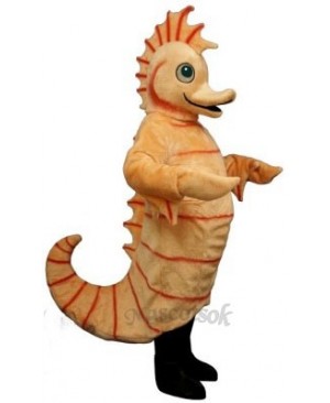 Cute Cartoon Seahorse Mascot Costume