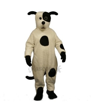 Cute Johnny Spot Dog Mascot Costume