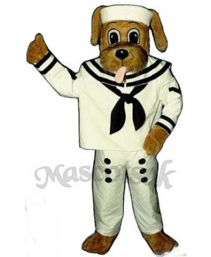 Cute Sailor Dog Mascot Costume