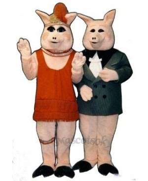 Bugsy Bologna Pig Hog Piglet Mascot Costume