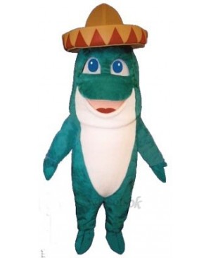 Cute Senor Fish Mascot Costume