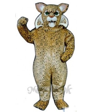 Cute Bobcat Cat Mascot Costume