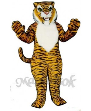 Cute Tiger Mascot Costume