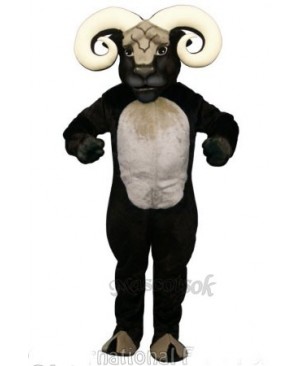 Cute Blocking Ram Mascot Costume