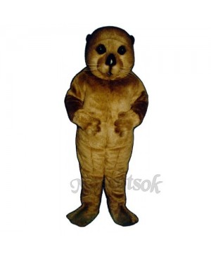 Realistic Otter Mascot Costume