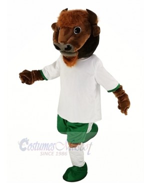 Brown Buffalo Bison Mascot Costume Animal