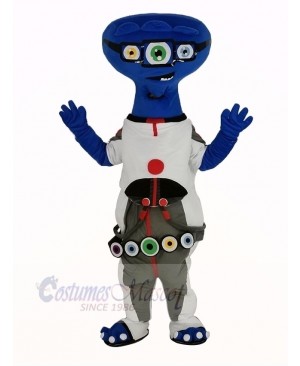 Three Eyed Alien Mascot Costume