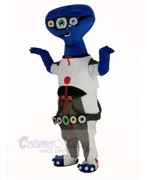 Three Eyed Alien Mascot Costume