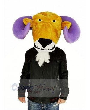 Cool Ram Mascot Costume Only Head