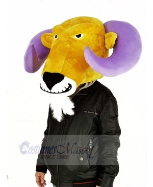 Cool Ram Mascot Costume Only Head