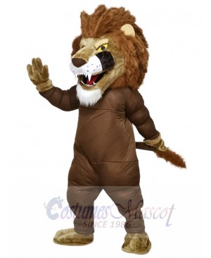Power Muscle Lion Mascot Costumes Animal