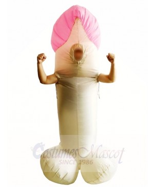 Pink Willy Cock Dick Sexy Penis Inflatable Halloween Christmas Costumes for Adults