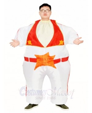 Elvis Presley Singer The King of Rock and Roll Inflatable Halloween Christmas Costumes for Adults