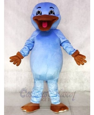 Cute Light Blue Platypus Mascot Costumes Animal