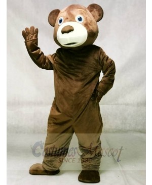 Brown Tommy Teddy Bear Mascot Costumes Animal