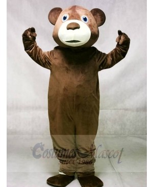 Brown Tommy Teddy Bear Mascot Costumes Animal