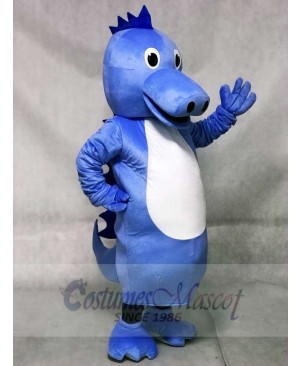 Cute Blue Henry Seahorse Mascot Costumes 