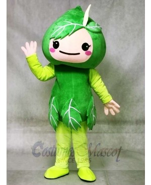 Green Leaves Mascot Costumes Plant