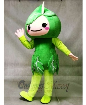 Green Leaves Mascot Costumes Plant