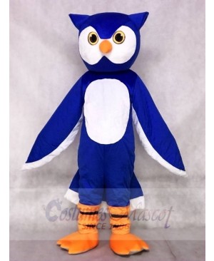 Blue Owl Mascot Costumes Animal