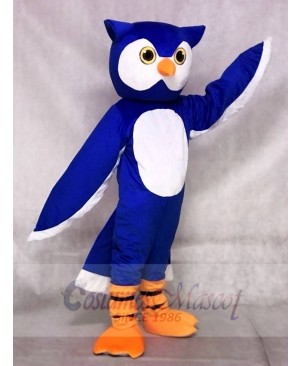 Blue Owl Mascot Costumes Animal