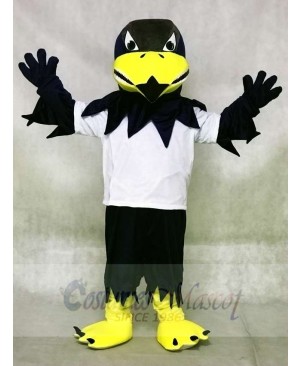 White Shirt Sport Falcon Eagle Mascot Costumes Animal