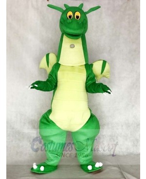 Green Dragon Mascot Costumes with Wings