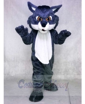 Fierce Gray Snow Fox Mascot Costumes Animal