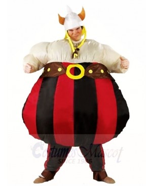 Vikings Asterix Obelix Inflatable Halloween Christmas Costumes for Adults