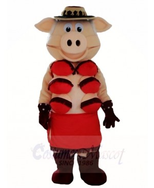 Puppets Striptease Strip Pig Swinish Mascot Costumes Animal