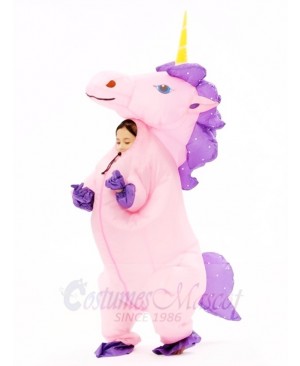 Pink Unicorn Inflatable Halloween Christmas Costumes for Kids
