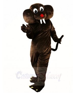 Deep Brown Gopher Mole Mascot Costumes Animal