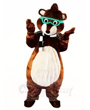 Glasses Mouse Gopher Mascot Costumes Animal