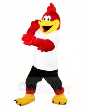 Red Sports Eagle Mascot Costumes Falcon Animal
