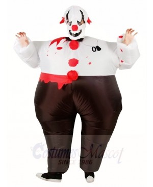 Evil Clown Inflatable Halloween Christmas Holiday Costumes for Adults