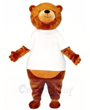 Brown Sleepy Bear Mascot Costumes Animal