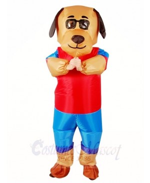Cartoon Lucky Dog Inflatable Halloween Xmas Costumes for Adults