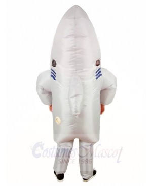 Ate by Shark Inflatable Halloween Xmas Costumes for Adults